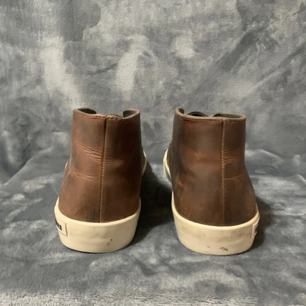 SeaVees Maslon Desert Boot Brown Rugged Oiled Leather Chukka Sneaker Mens 10.5